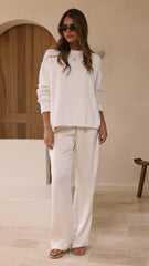 Jase Knit - White