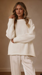 Hayden Knit Jumper - White