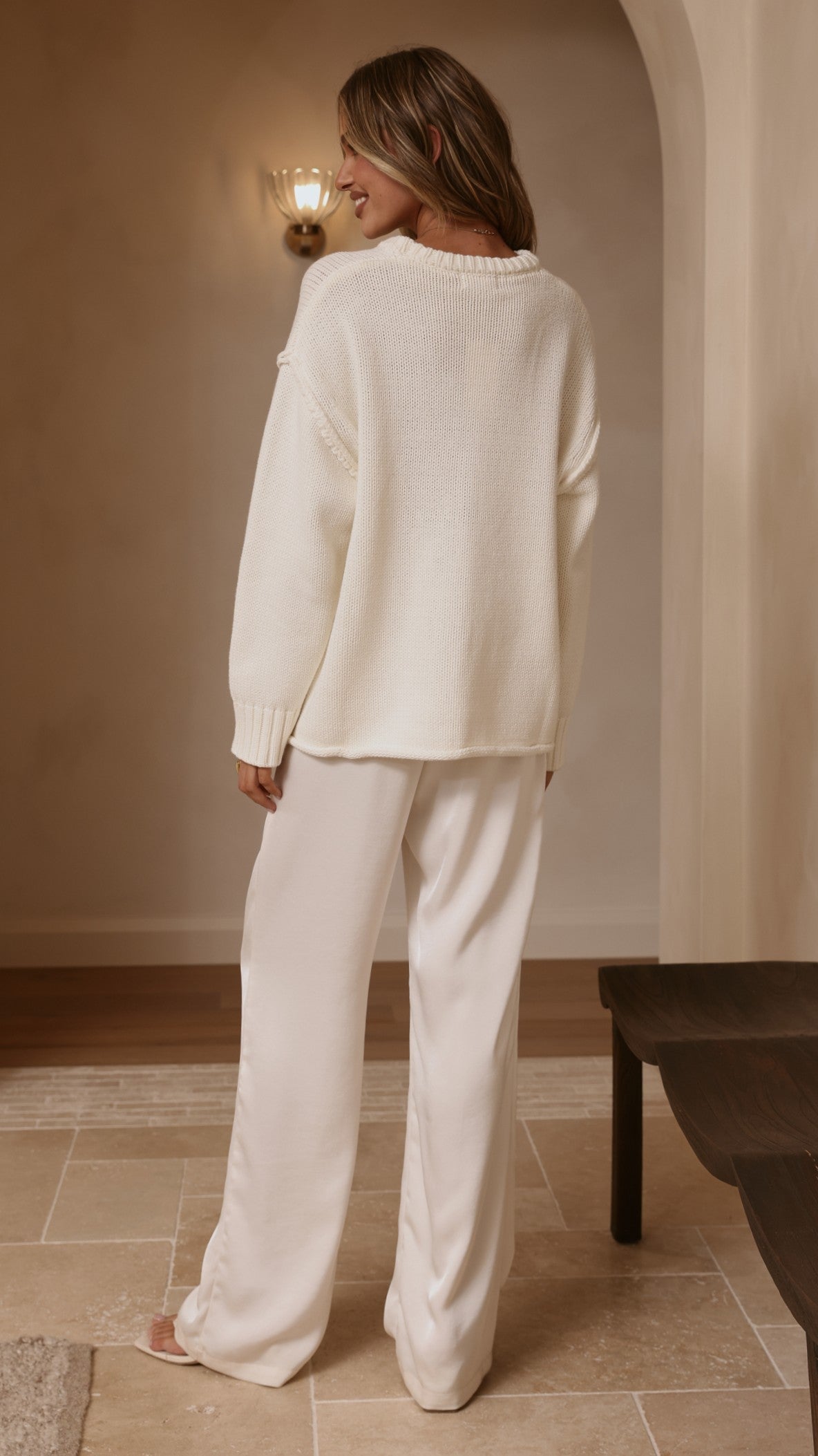 Hayden Knit Jumper - White