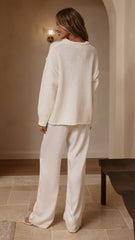 Hayden Knit Jumper - White