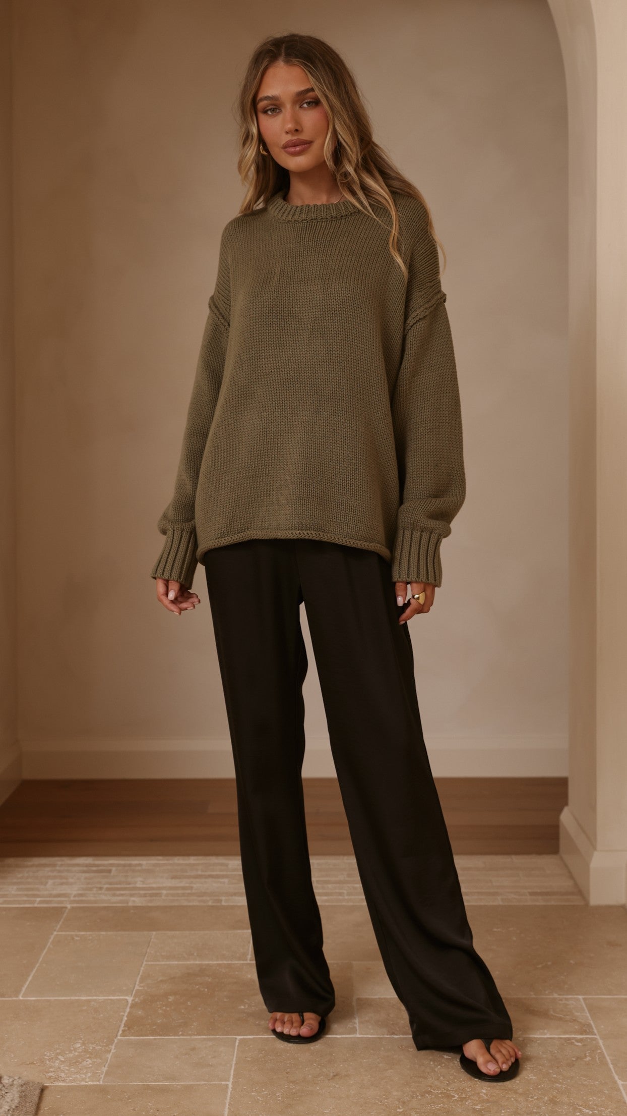 Jase Knit - Khaki