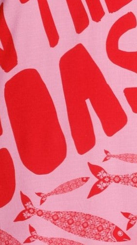 Elidie Maxi Dress - Pink/Red Tide