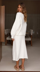 Cohen Knit Jumper - Off White