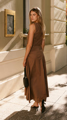 Delphine Top - Chocolate