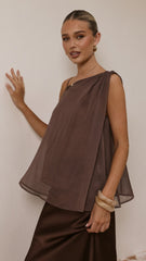 Hazel Top - Chocolate