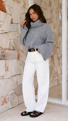 Jacques Knitted Jumper - Grey