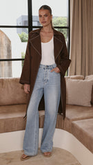 Cora Trench Coat - Brown