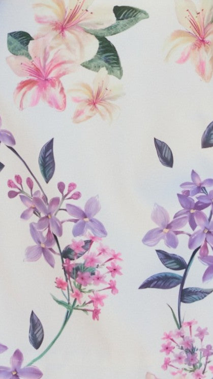Delta Mini Dress - Botanical Bloom