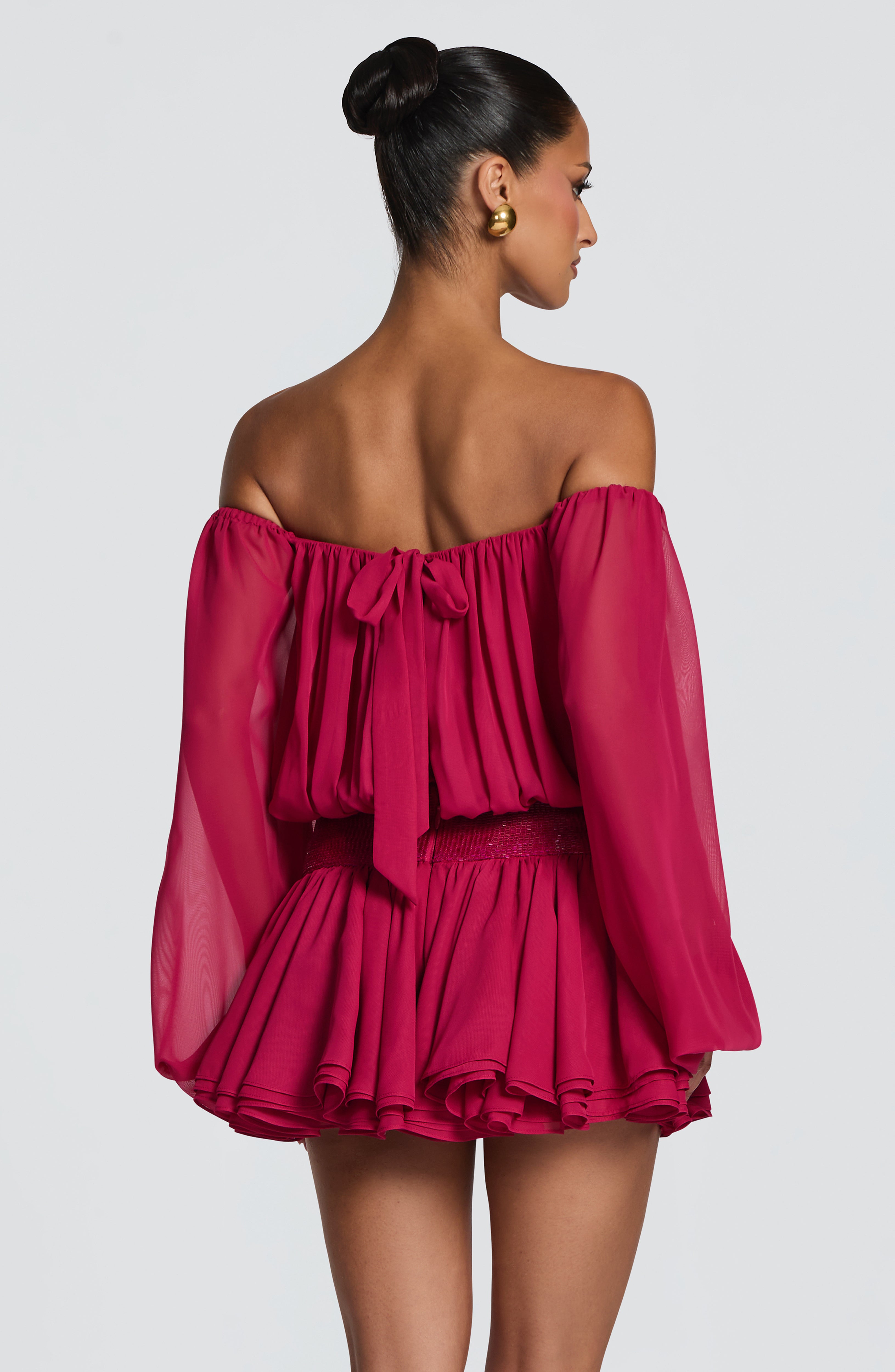 Deja Playsuit - Raspberry