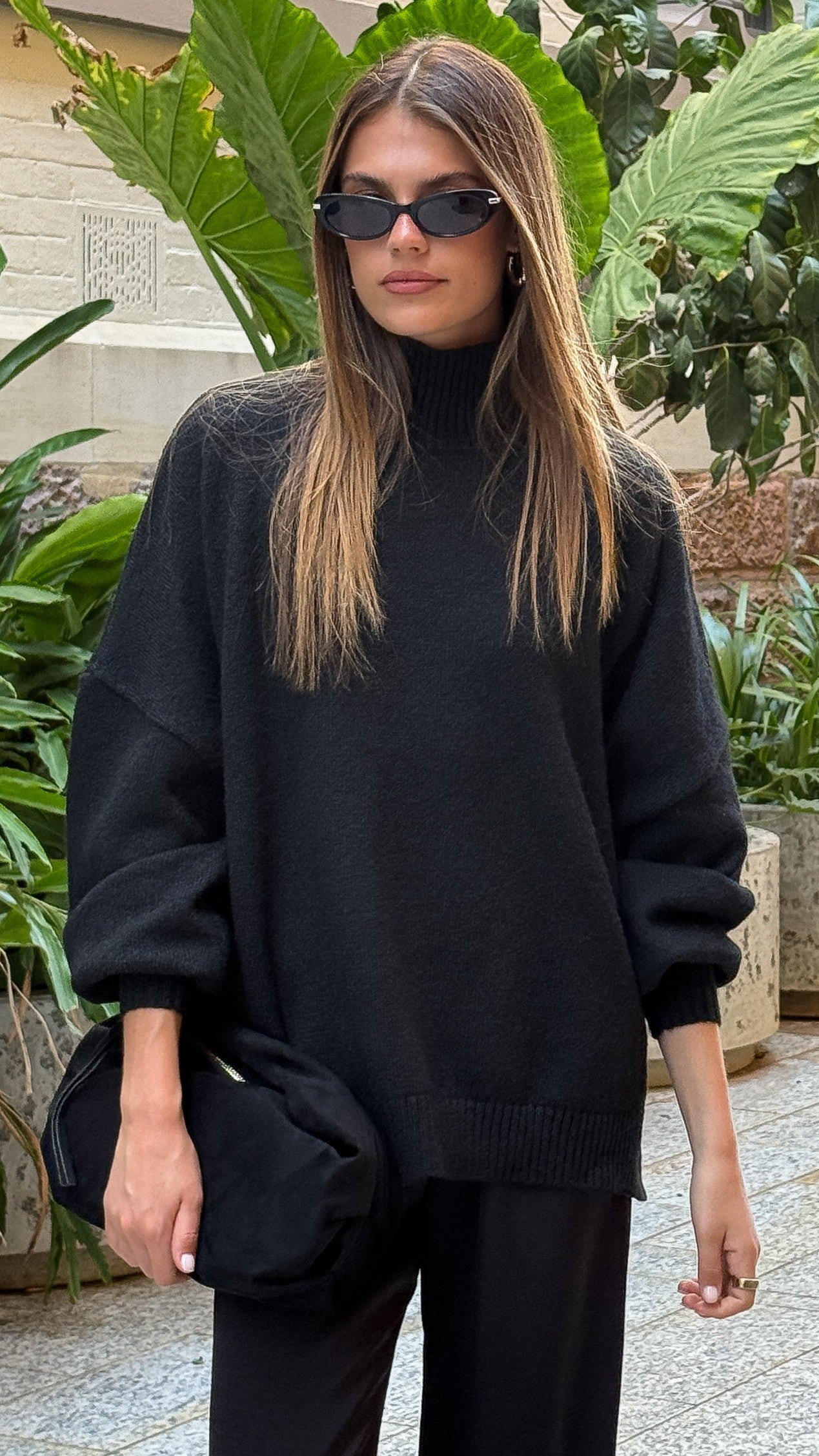 Harita Knitted Sweater - Black