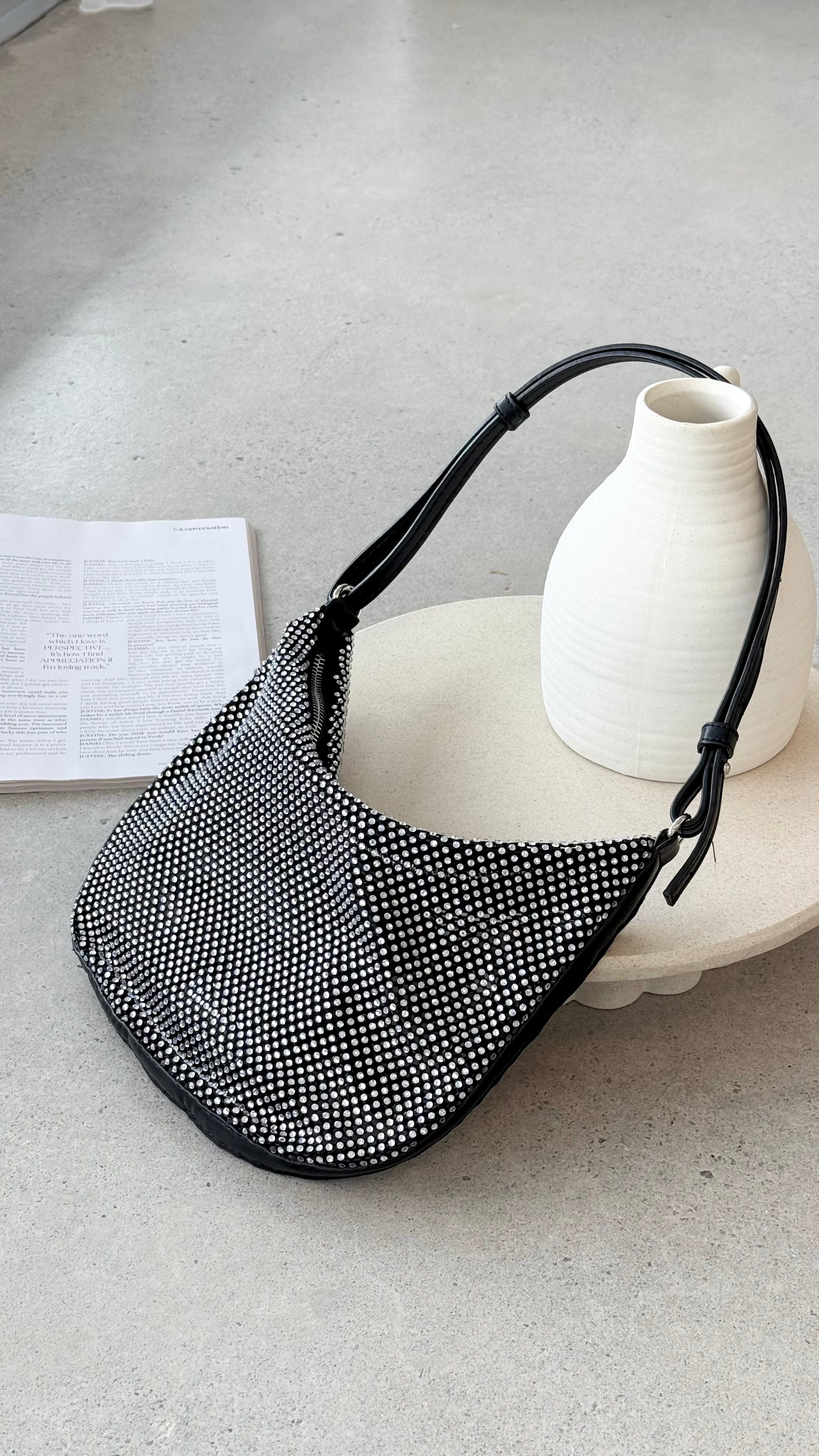 Edda Shoulder Bag - Black