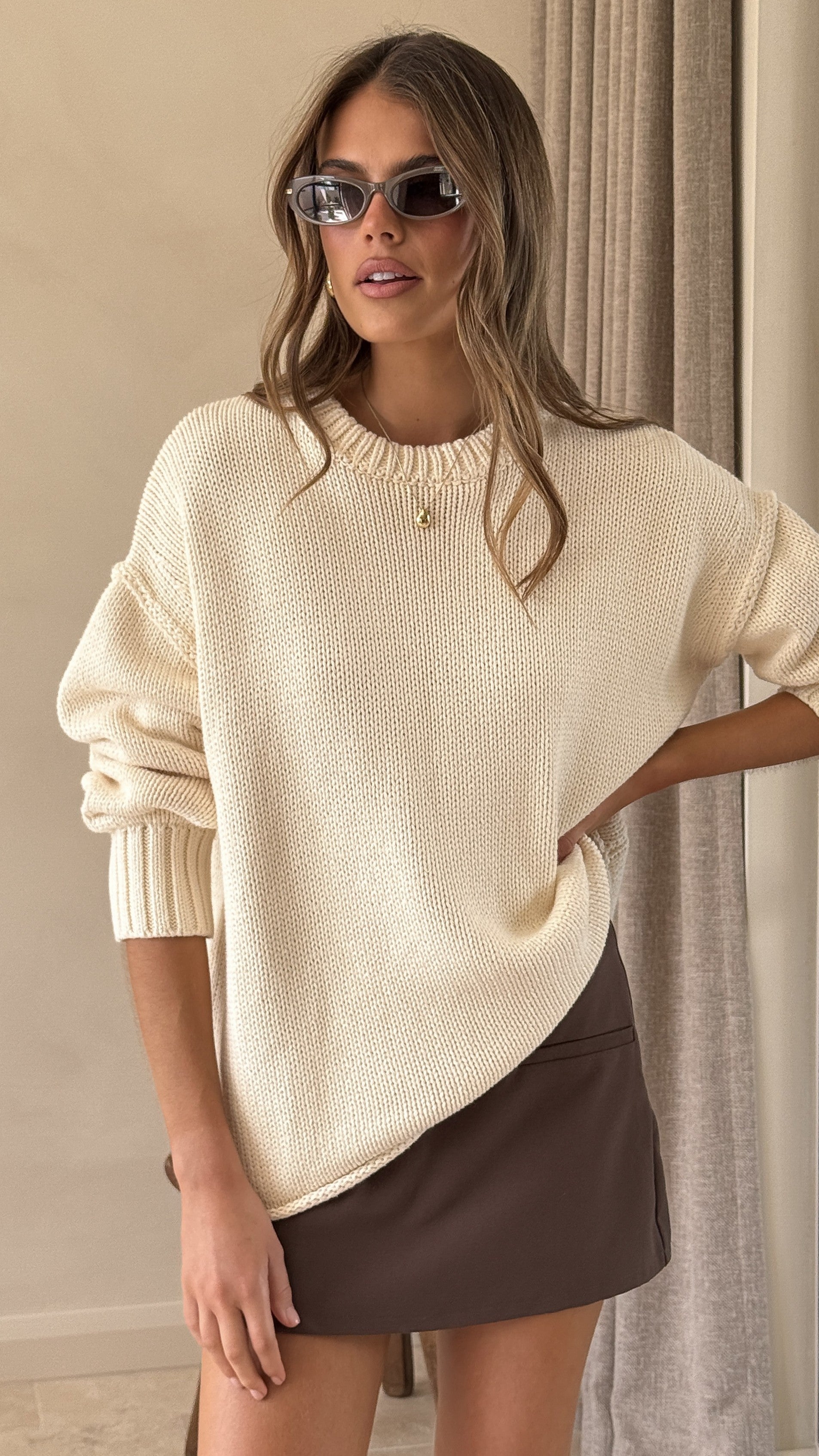 Jase Knit - Beige