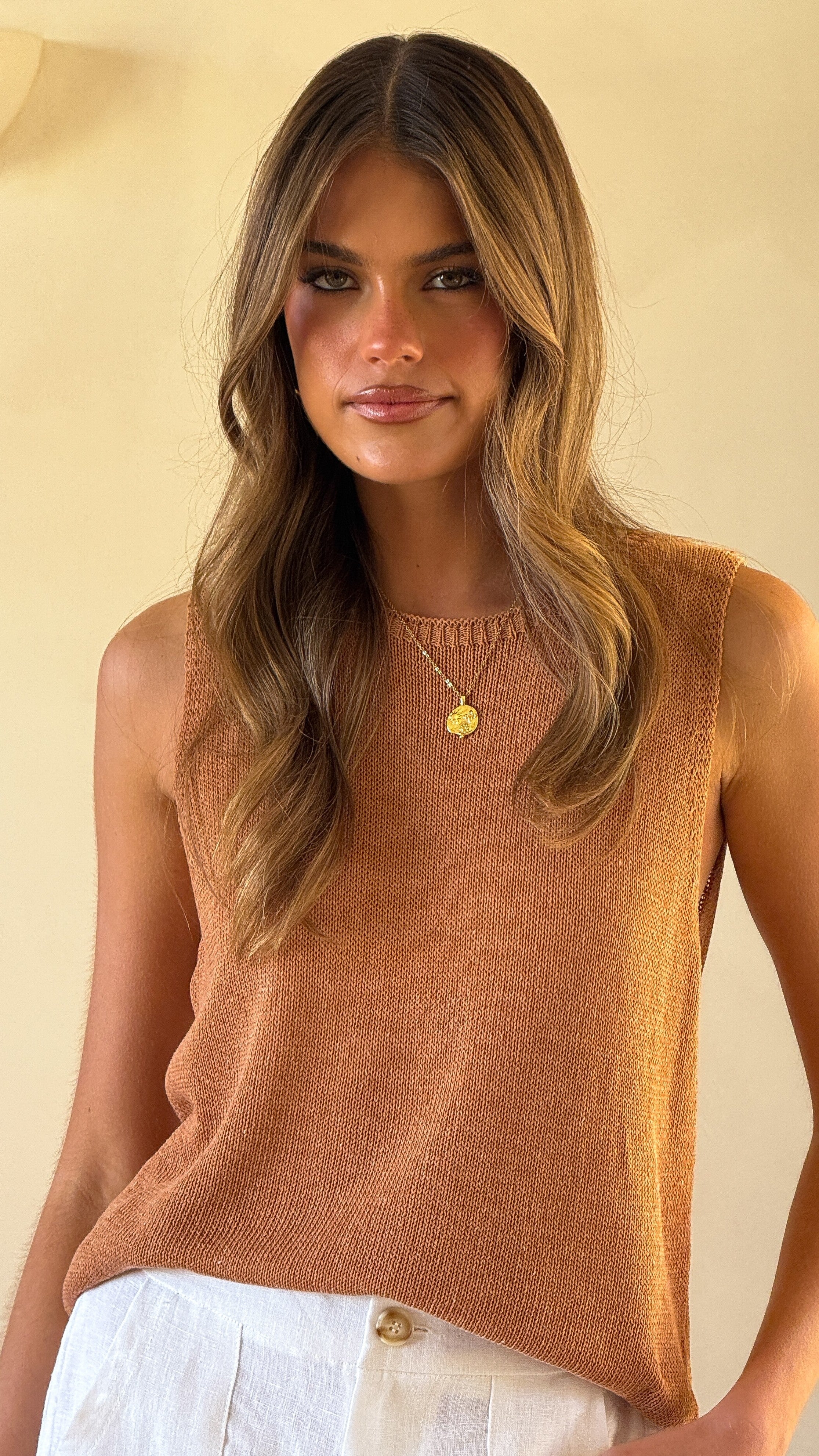 Fareeda Top - Rust