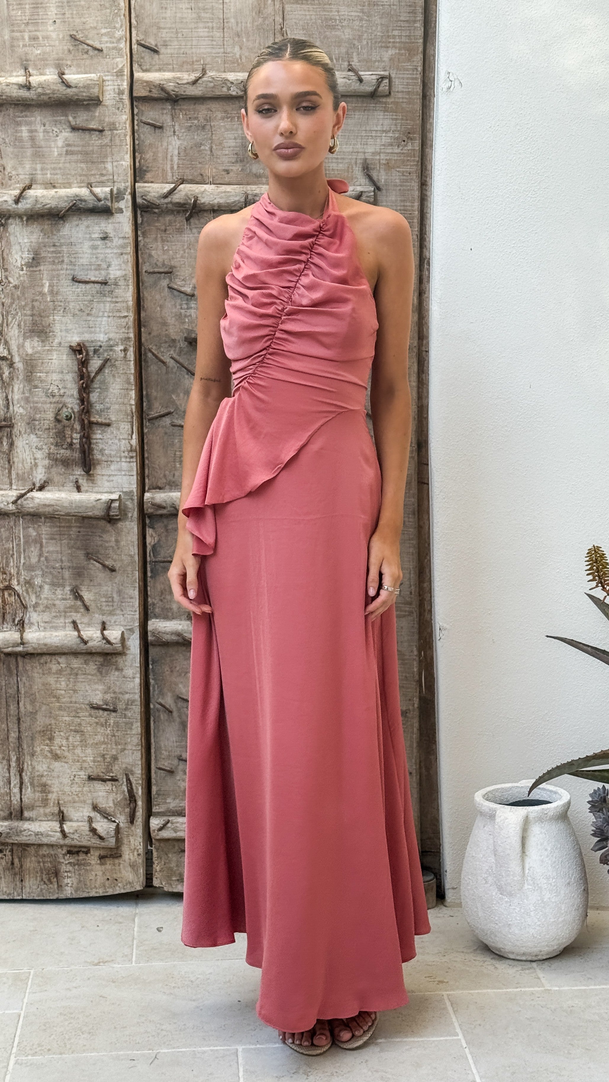 Jas Maxi Dress - Berry