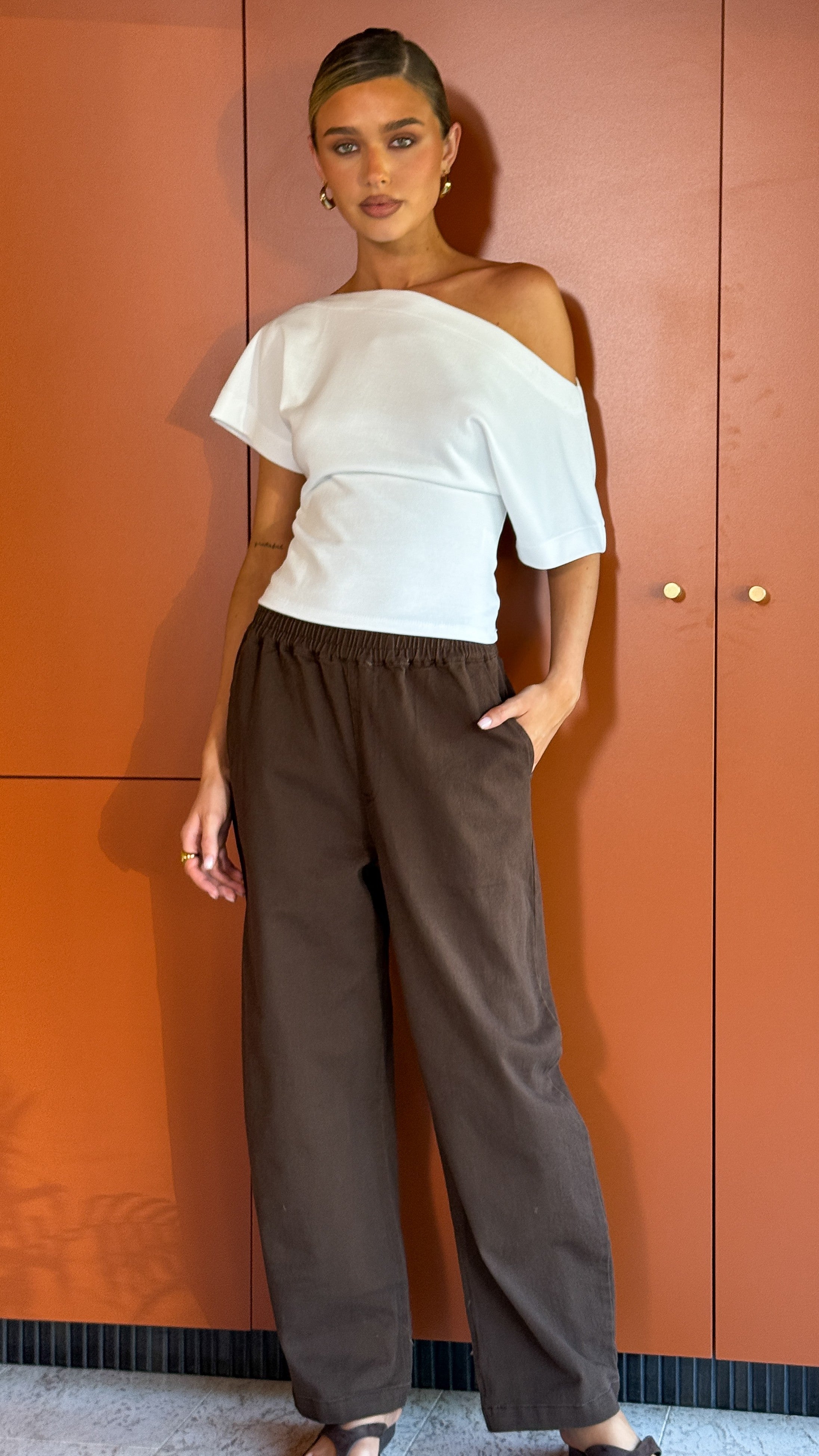 Delia Pants - Chocolate