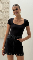 Jamelia Bodysuit - Black