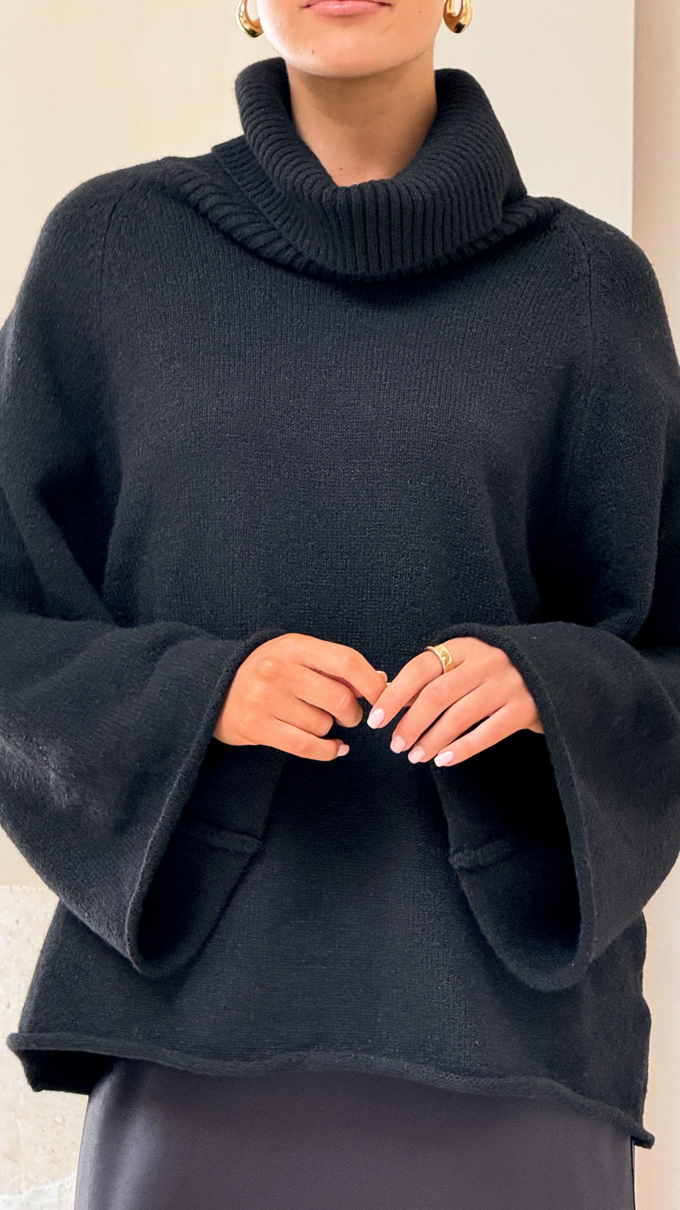 Jacques Knitted Jumper - Black