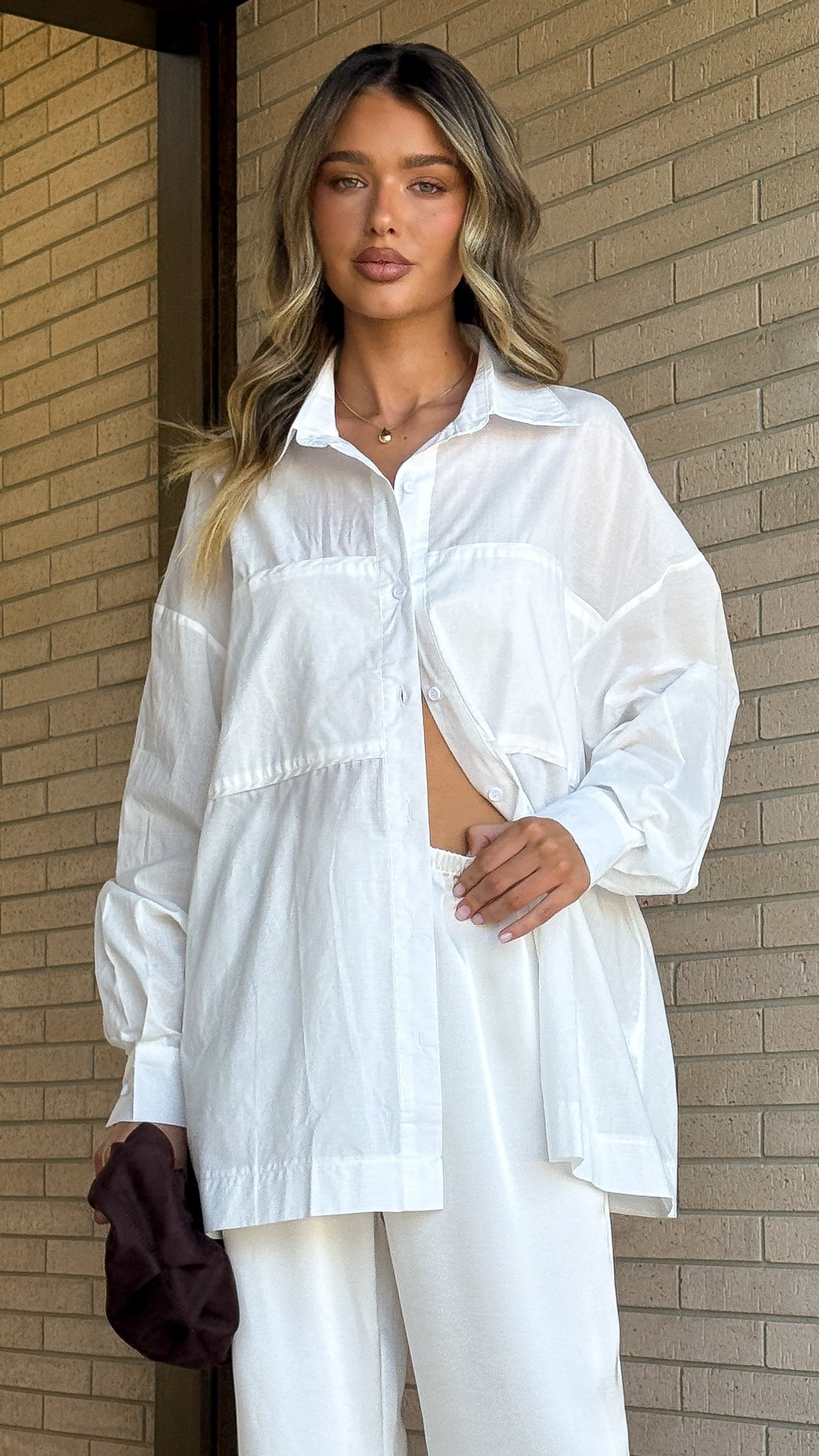 Freddy Long Sleeve Shirt - White