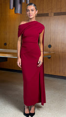 Delilah Maxi Dress - Wine
