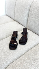 Iverson Heel - Dark Cacao Shine