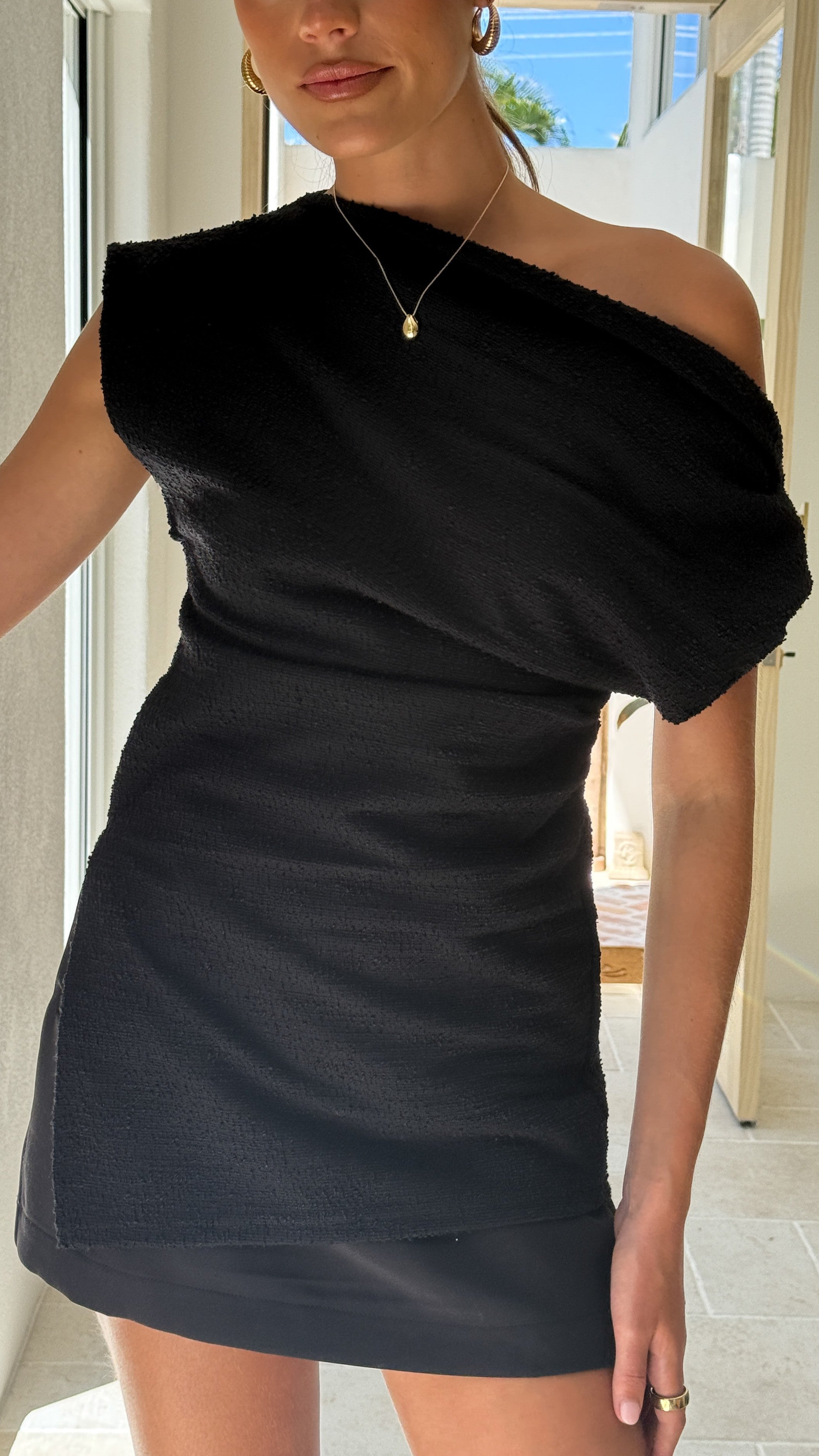 Freya Off The Shoulder Top - Black
