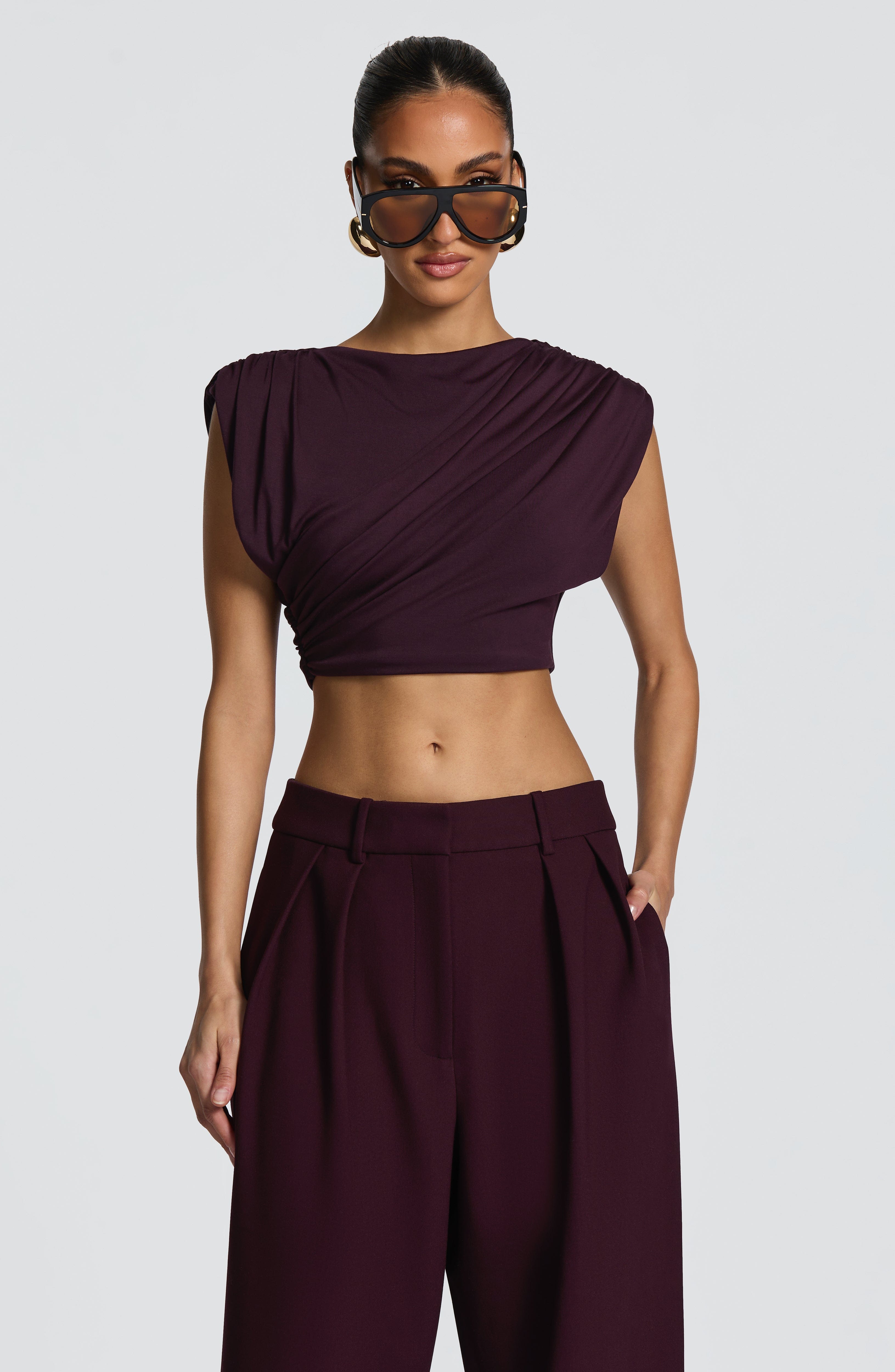 Amara Top - Plum