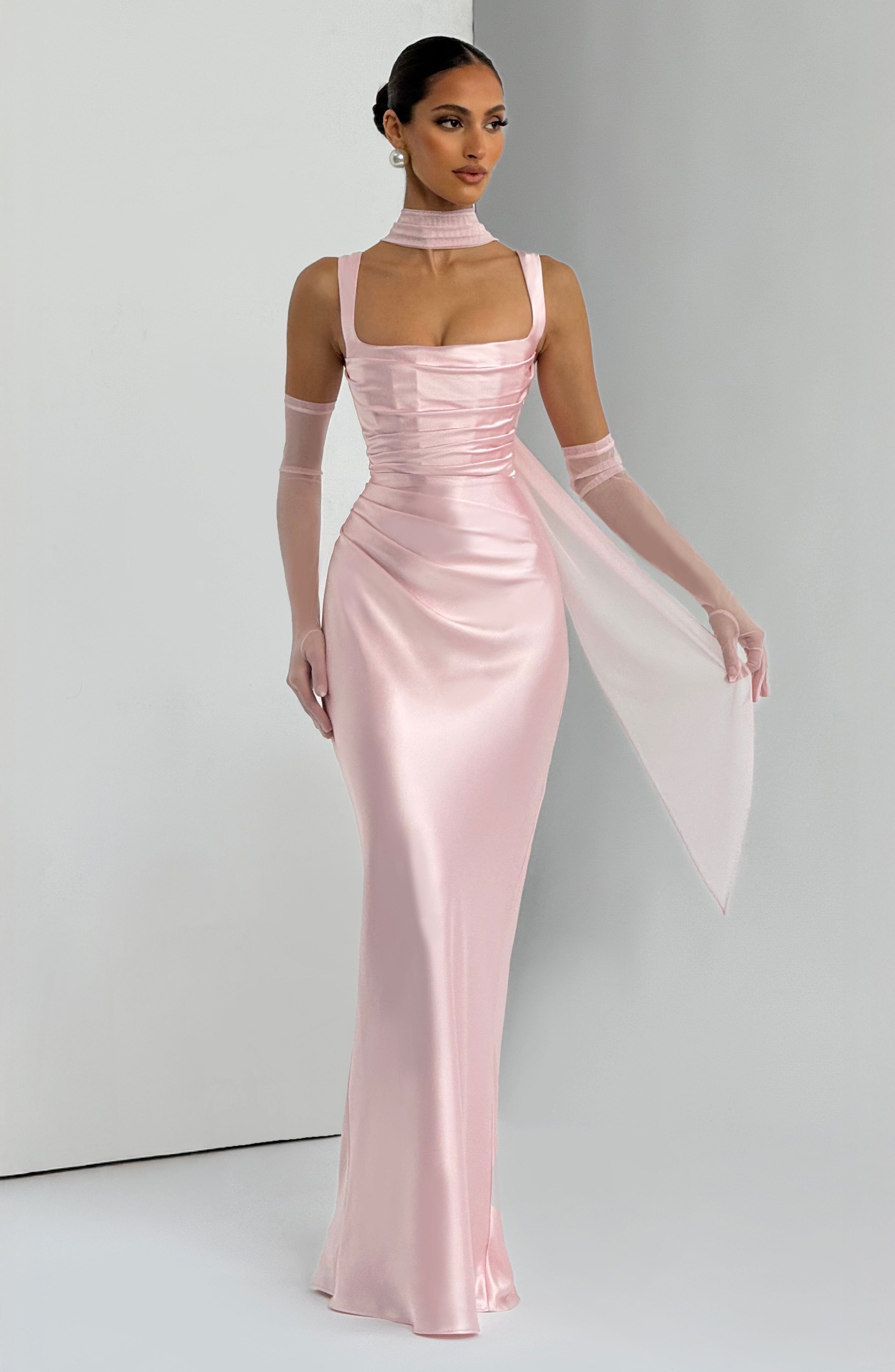Calanthe Maxi Dress - Blush