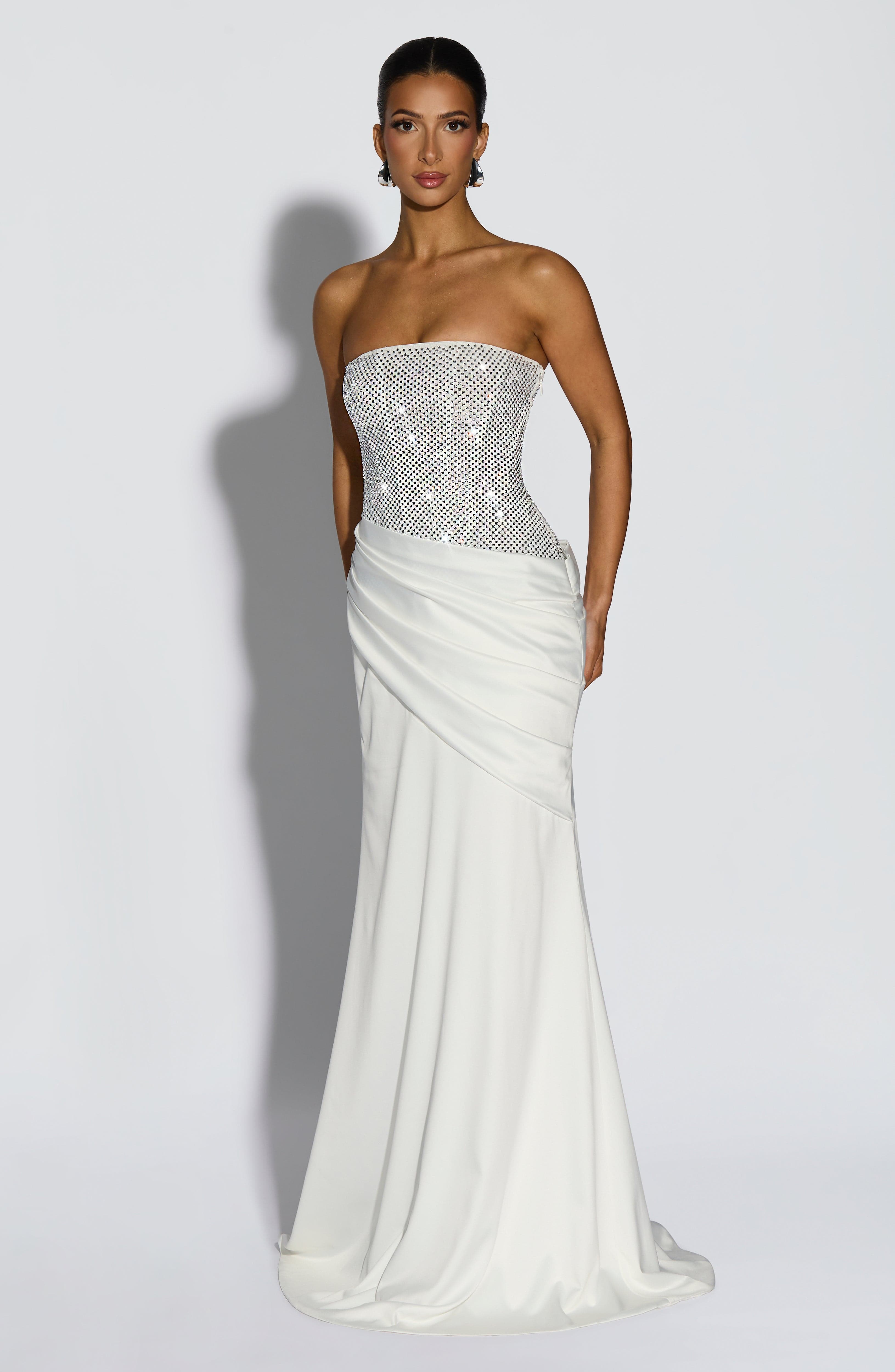 Celestia Maxi Dress - Ivory