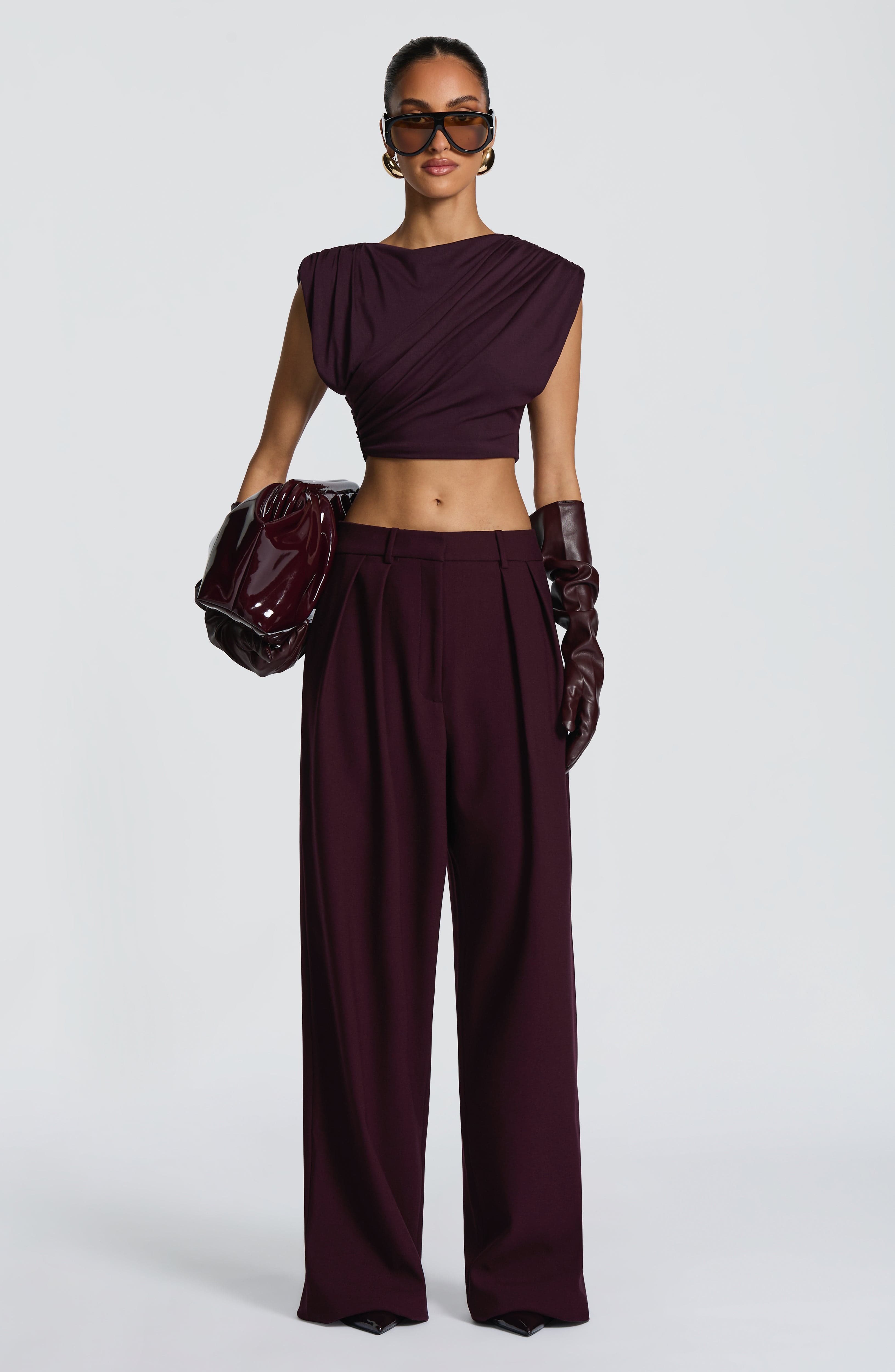 Kirsty Pants - Plum