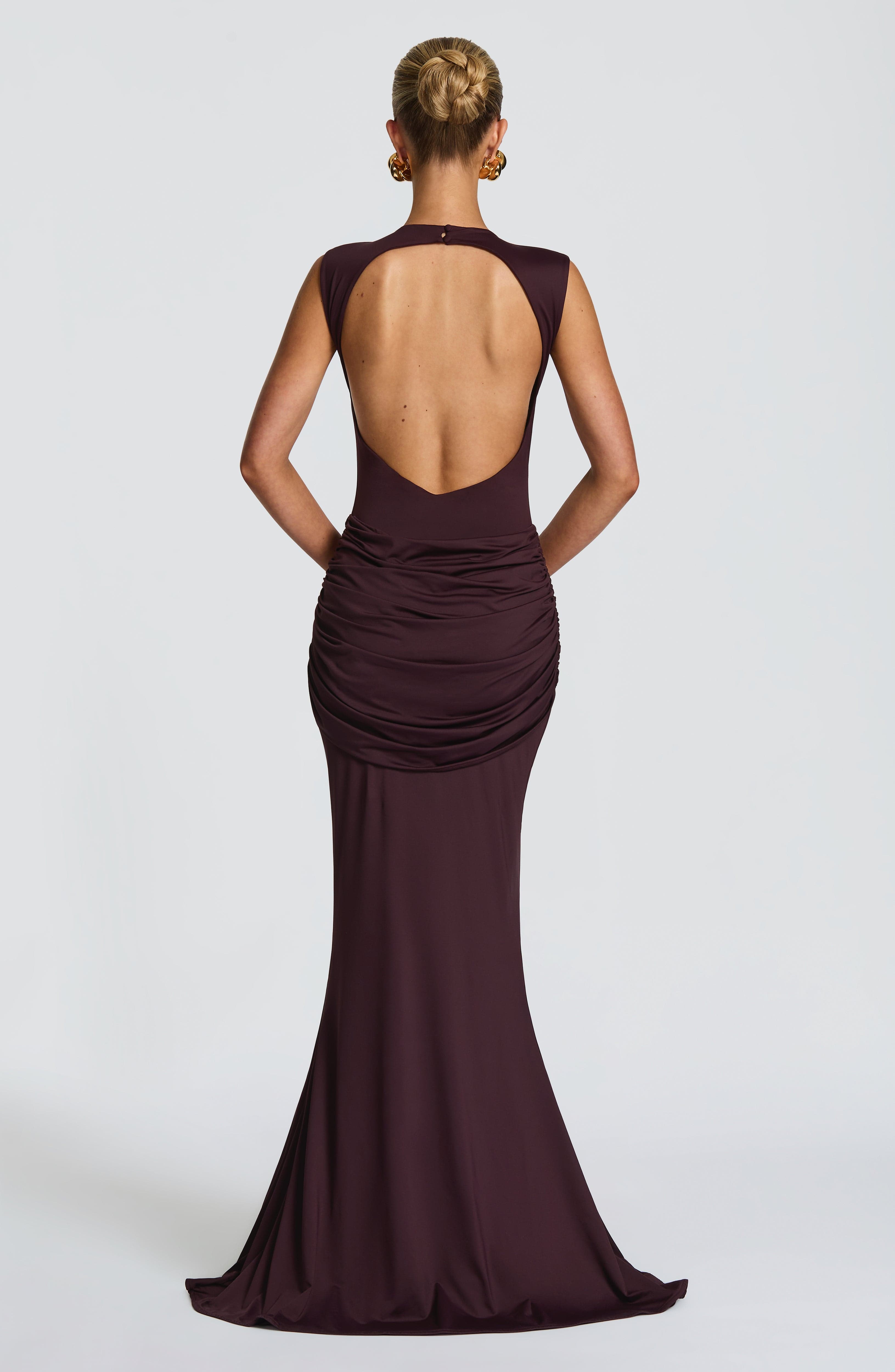 Lorenza Maxi Dress - Plum