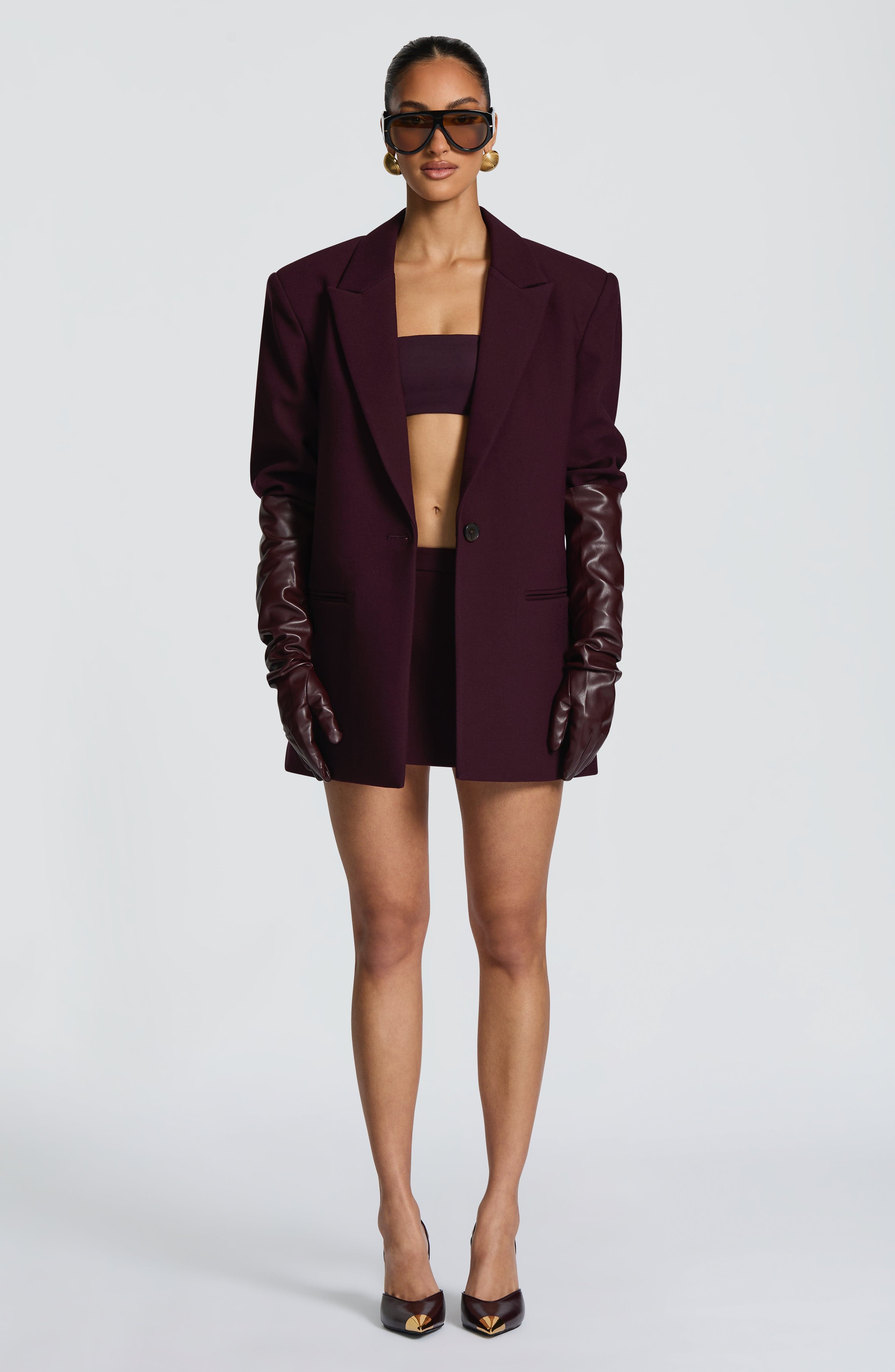 Reece Blazer - Plum