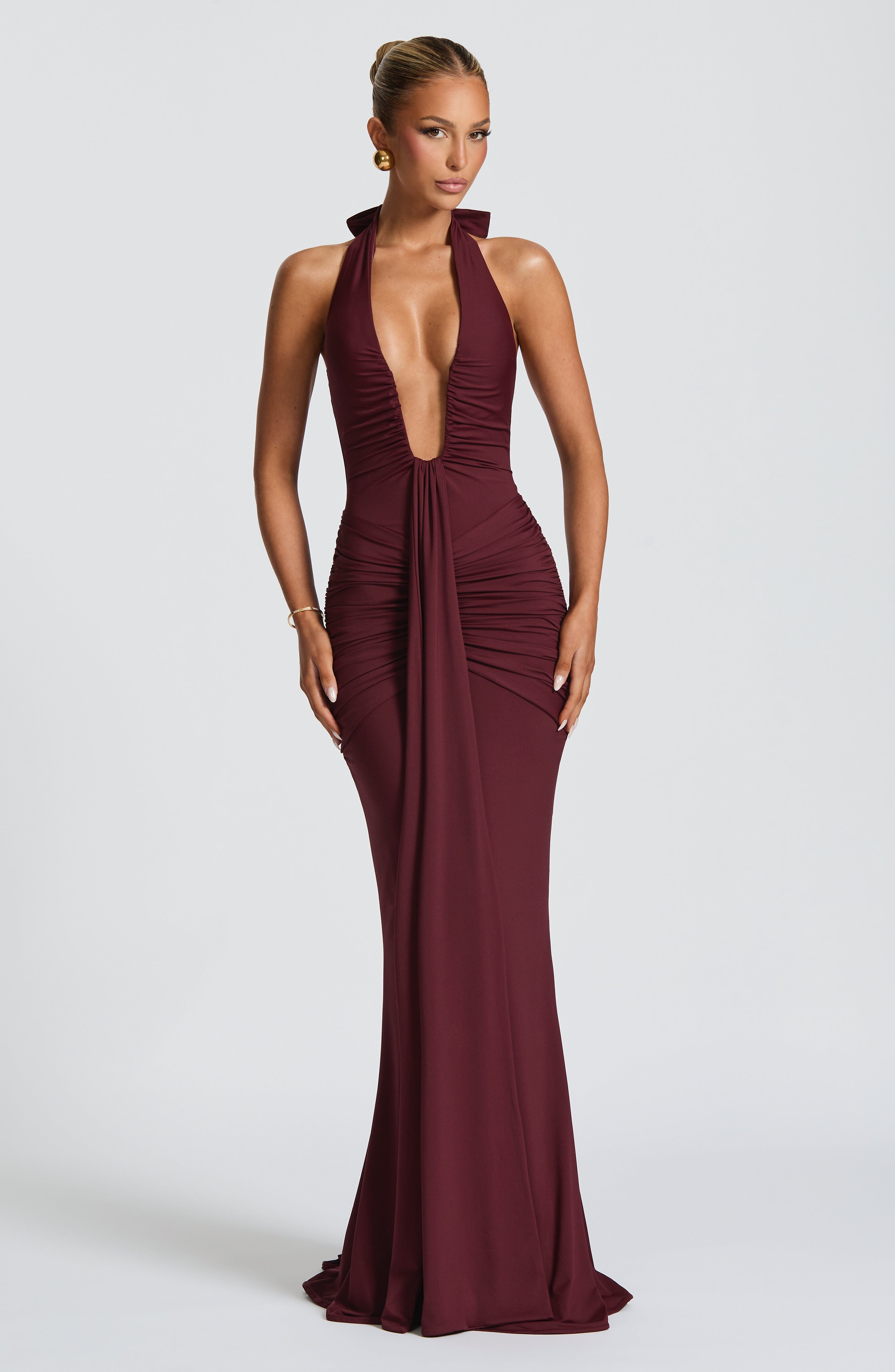 Rosetta Maxi Dress - Cherry Lacquer