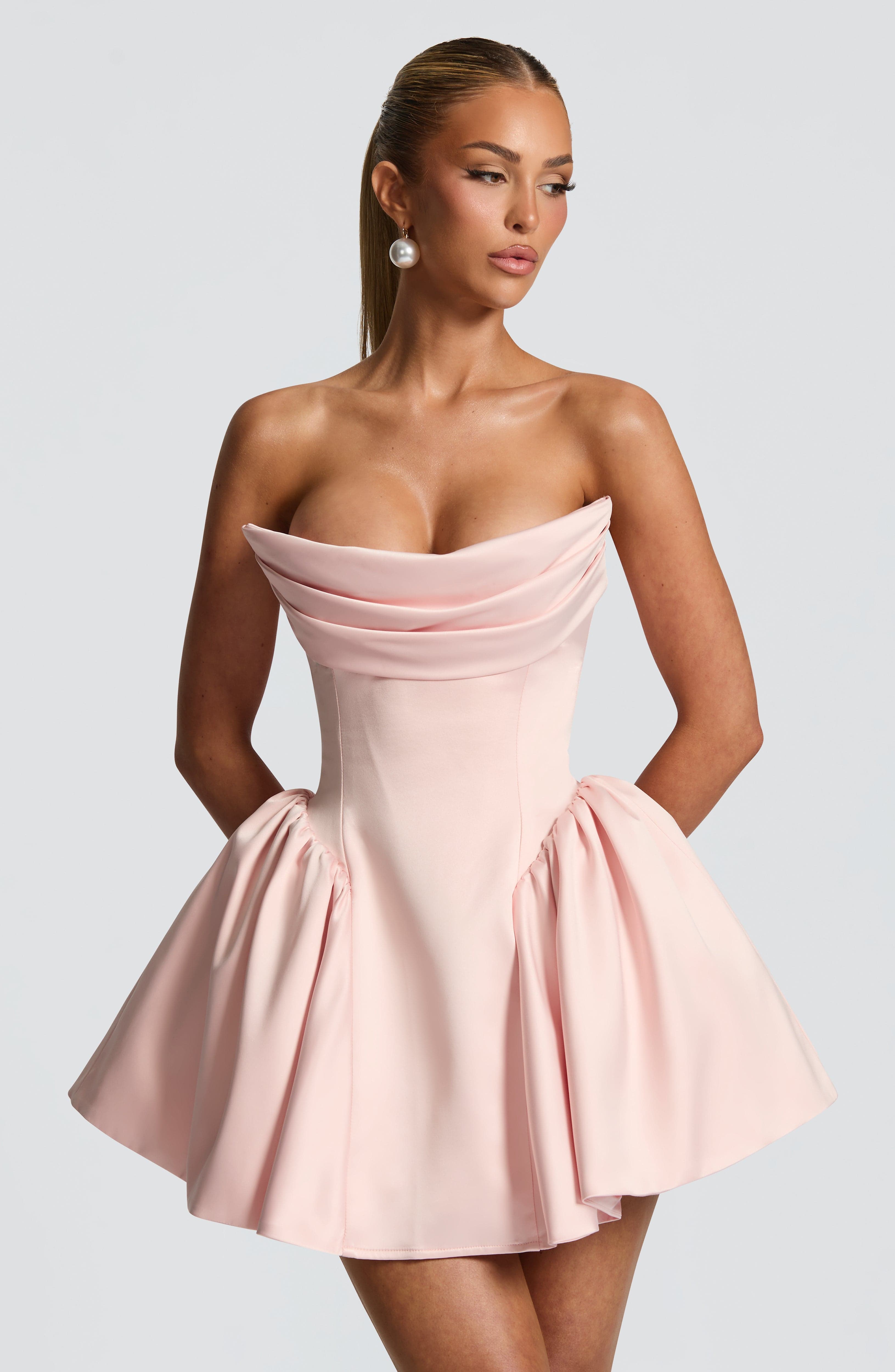 Trinity Mini Dress - Blush