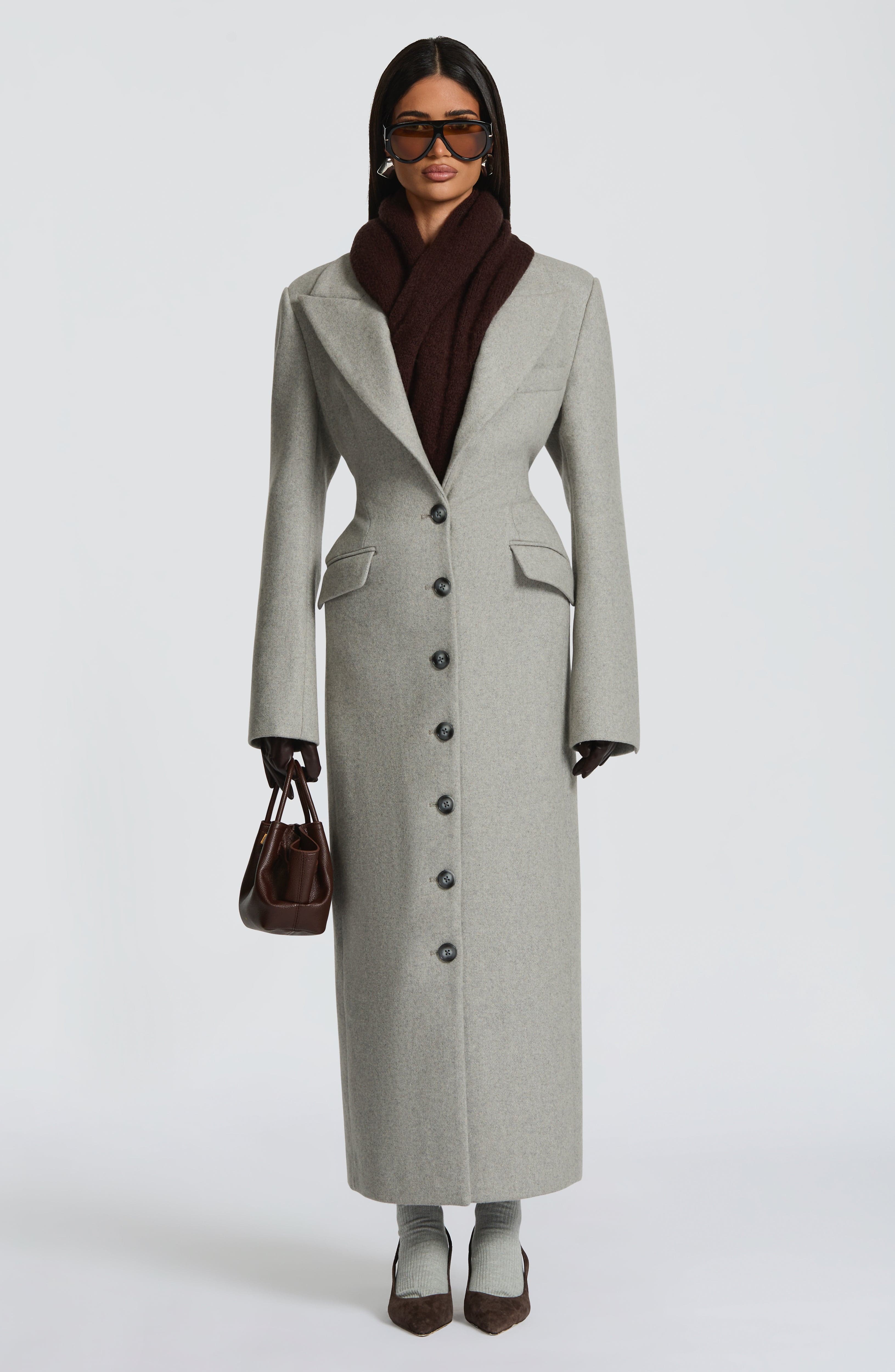 Ursula Coat - Light Grey